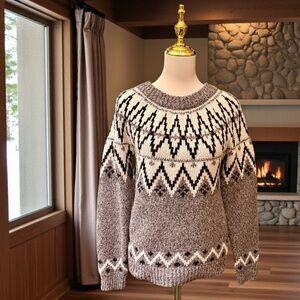 Line + Dot Apres Fair Isle Sweater